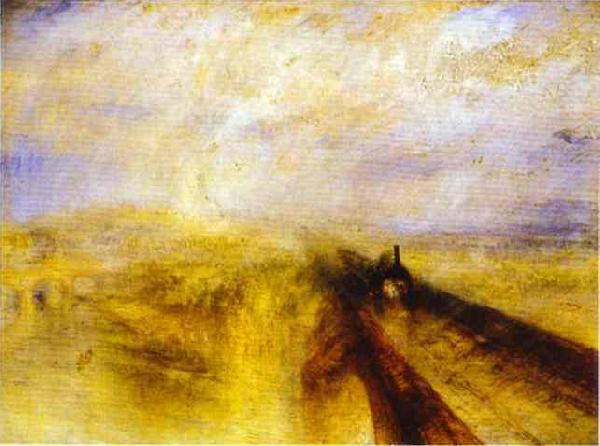 J.M.W. Turner Rain, Steam and Speed - Great Western Railway China oil painting art